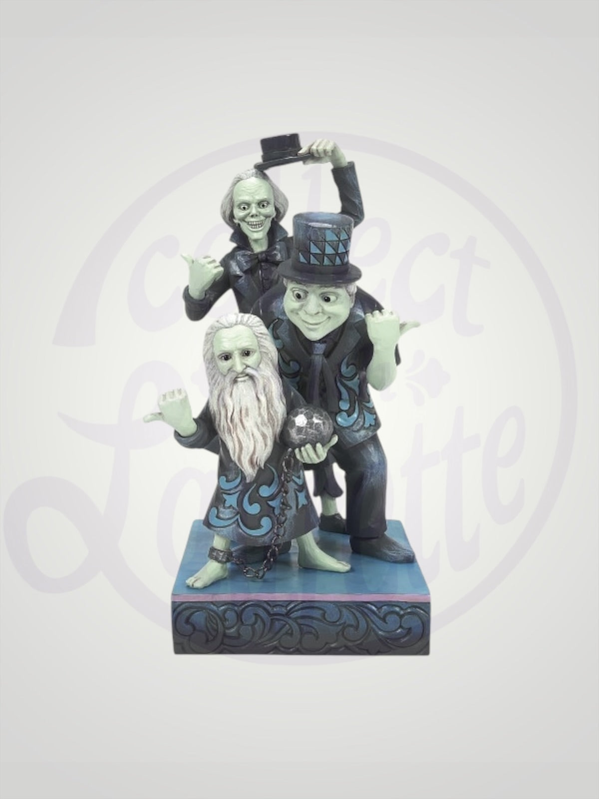 Jim Shore Disney Traditions - Beware of Hitchhiking Ghosts Haunted Mansion Figurine